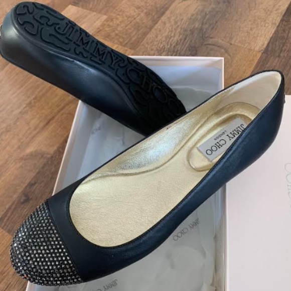 🆕 Jimmy Choo Crystal Flats - Picture 5 of 14